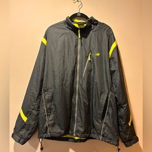 Mens New Balance‎ Fleece Lined Running Windbreaker